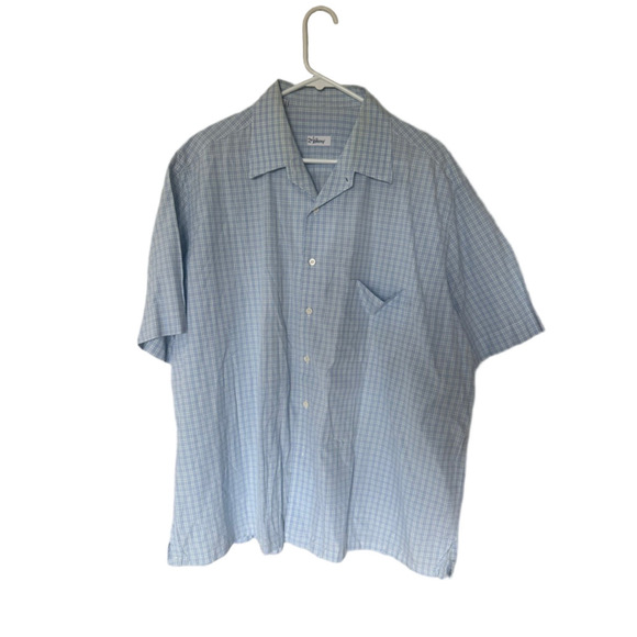 Brioni Other - Brioni Men's Blue White Plaid Casual Button Down Shirt Large